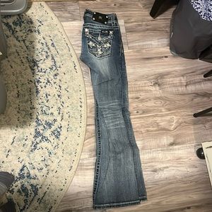 Kids Miss Me Blingy Boot Cut jeans - Size 10